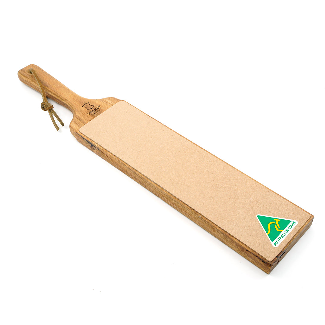 Sydney Strop Co.                  Double-Sided Paddle Strop Kangaroo Leather