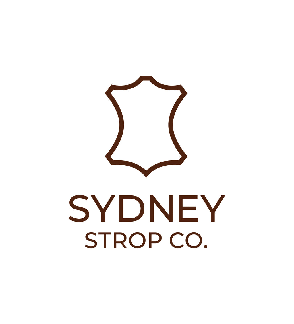 Sydney Strop Co.                  Double-Sided Paddle Strop Kangaroo Leather